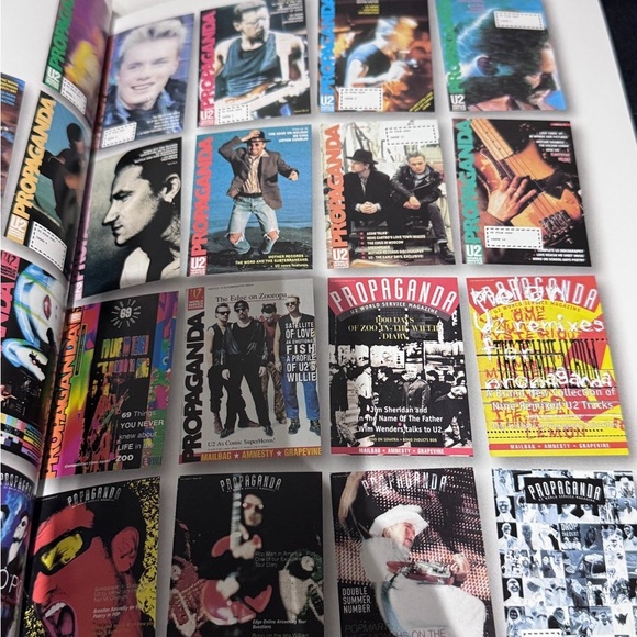 📚 Rare Vintage Early 2000's U2 Propaganda Magazine Cover Art Book - Picture 13 of 16